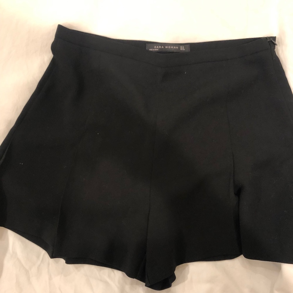 Zara black dressy shorts